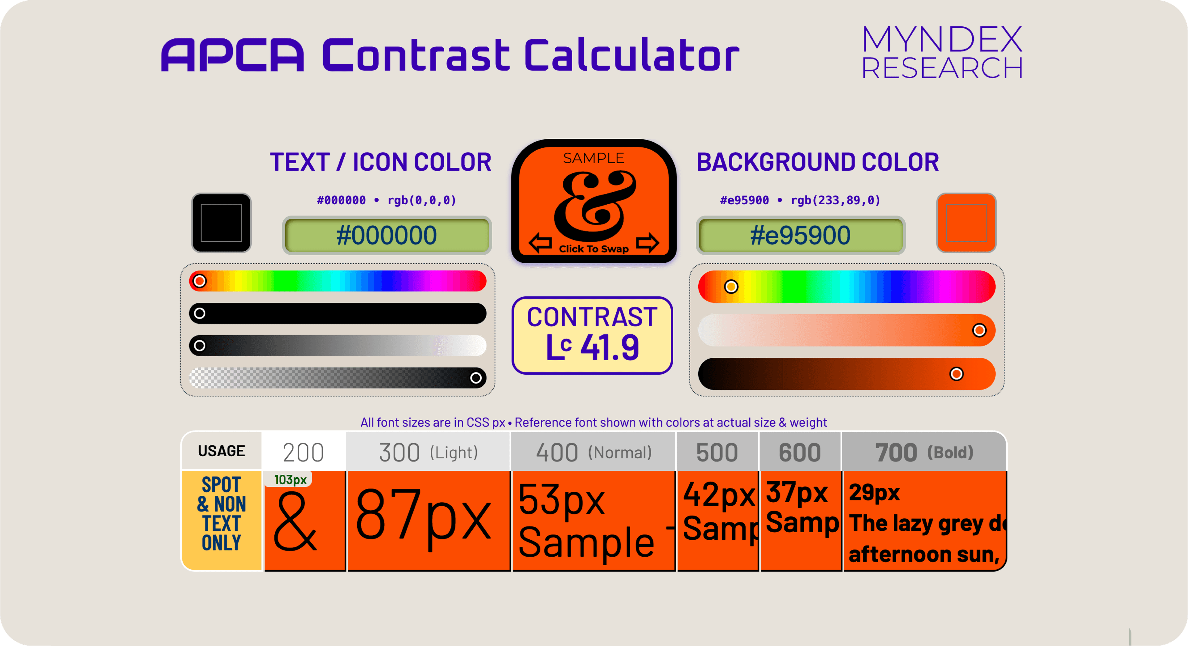 Página web calculadora APCA